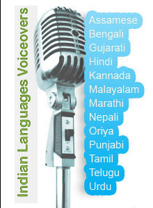 Indian language voiceovers